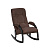 Кресло-качалка Модель 67 Венге, ткань V 23 (Венге/V23 молочный шоколад)