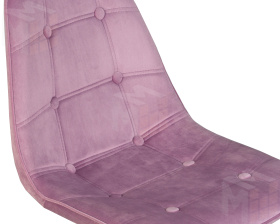 Стул обеденный DOBRIN BENNET (ножки светлый бук, пудрово-сиреневый велюр (HLR-27))
