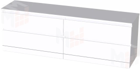 Комод Варма 4Д белый