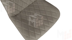 Стул OSCAR Черный муар, Велюр L003 бежевый