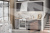 Кухонный гарнитур Денвер 1,6 м графит серый/дуб сонома