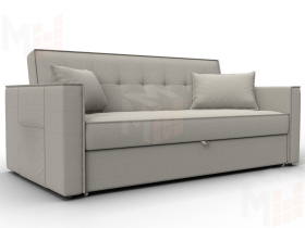 Диван прямой Лига-104 (160) ( Амур 02 бежевый )