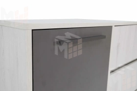 Комод Нильс Дуб Эльза/Темно-Серый Лофт