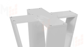 Стол обеденный Райнер Тип 1 Белый, Ателье темный