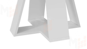 Стол обеденный Райнер Тип 1 Белый, Ателье темный