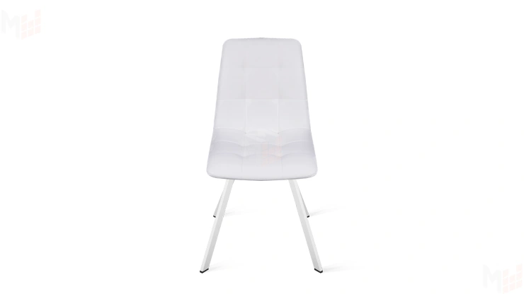 Стул Бруно (паук Т2) Белый муар, Кожзам Белый