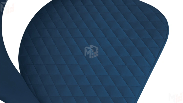 Стул Гэтсби К2 Белый матовый, Велюр Confetti Blue