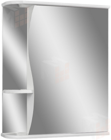 Шкаф-зеркало Волна 1-60 левый/правый Айсберг