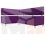 Кухонный уголок Стайл левый угол (Фиолетовый)