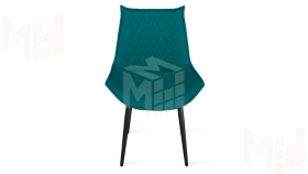 Стул Фэнди К1С  Черный муар, Велюр Confetti Izumrud