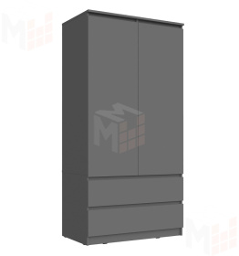 Шкаф Челси 2-х ств (графит)