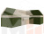 Кухонный угловой диван Дуглас правый угол (Бежевый\Зеленый)