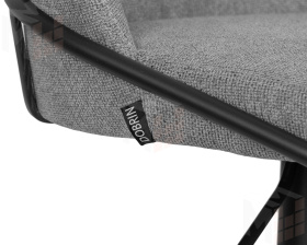 Стул барный DOBRIN OLIVER (серая ткань (FLY1347-17))