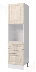 Пенал Классик 60 1 створка, 3 ящика, духовка