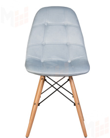 Стул обеденный DOBRIN BENNET (ножки светлый бук, пудрово-голубой велюр (HLR-15))