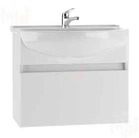 Тумба подвесная под умывальник "Амур 60" Классик с одним ящиком В1 Айсберг