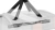 Стол обеденный раздвижной Лиссабон Тип 1 Черный муар, Белый