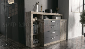 Комод Ангара (дуб юкон/графит)