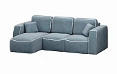 Диван угловой раскладной Бафи-2  комбинация №3 Романо Грей