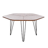 Стол журнальный Калифорния Олдем (Орех альберо)