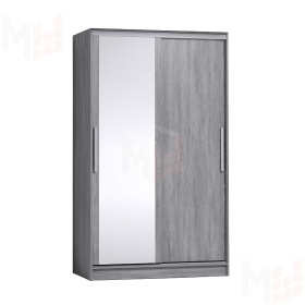Шкаф-купе Strike 1200 Зеркало Atelier светлый