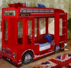 Кровать двухъярусная Автобус Лондон