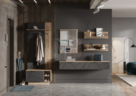 Модульная прихожая Даллас комплект-1