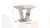 Стол раздвижной Чинзано Тип 1 Дуб Сонома трюфель, Стекло бежевое матовое