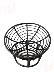 Кресло Папасан 23/01 с коричневой подушкой