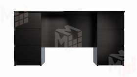 Стол письменный Кастор 6 ящиков венге