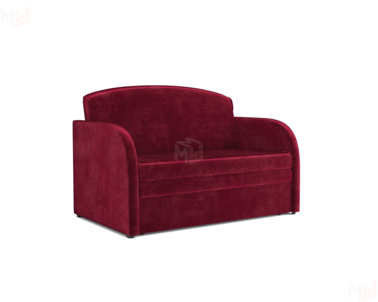 Диван Малютка (Бархат красный Star Velvet 3 Dark Red)