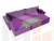 П-образный диван Милфорд (Фиолетовый)