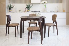 Стол «Модерн-1» (раздвижной) коричневый