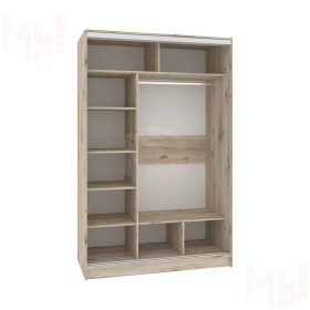 Шкаф-купе Strike 1350  Зеркало Гаскон пайн