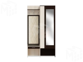 Прихожая Ольга 4 Ясень Шимо Светлый/Венге Аруба