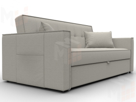 Диван прямой Лига-104 (160) ( Амур 02 бежевый )