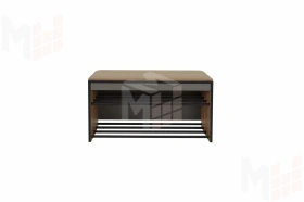 Тумба Ольга-Лофт 52 Дуб Крафт Золотой/Темно-Серый