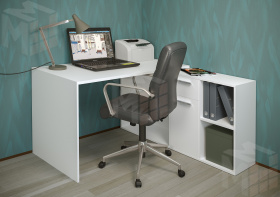 Стол письменный Лайт 03.245 F Белый