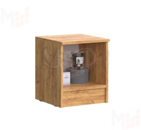 Тумба прикроватная Бася (крафт золотой/графит) 2 шт