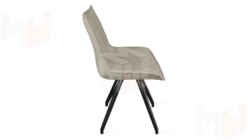 Стул Фэнди К4 Черный муар, Велюр Confetti Smoke