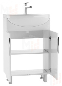 Тумба под умывальник "Исеть 55" Стандарт без ящика Айсберг