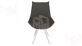 Стул Фэнди К4  Белый матовый, Велюр Confetti Stone