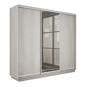 Шкаф-купе Экспресс трио 1 зеркало 2100 (Ясень Анкор светлый)