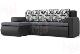 Угловой диван Цезарь (левый) серый