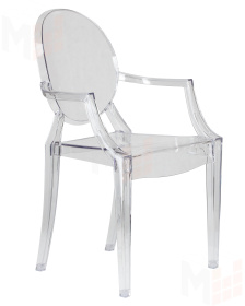 Стул обеденный DOBRIN LOUIS GHOST (цвет прозрачный)