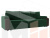 Прямой диван Николь Лайт (Зеленый\Коричневый)