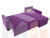 Угловой диван Верона Лайт правый угол (Фиолетовый)