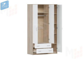 Шкаф Комфорт-10 сонома/белый