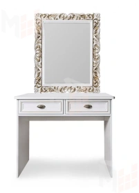 Туалетный столик Натали белый глянец