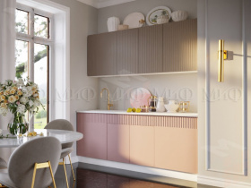 Кухня Оливия 2,0 шарли мокко/шарли пинк